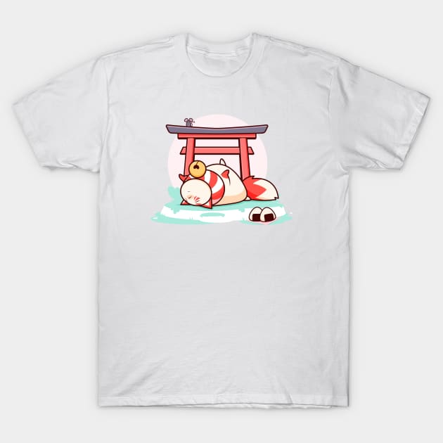 Sleepy Catsune T-Shirt by Everything A Cat